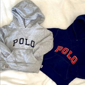2 Ralph Lauren Polo 2T hoodies